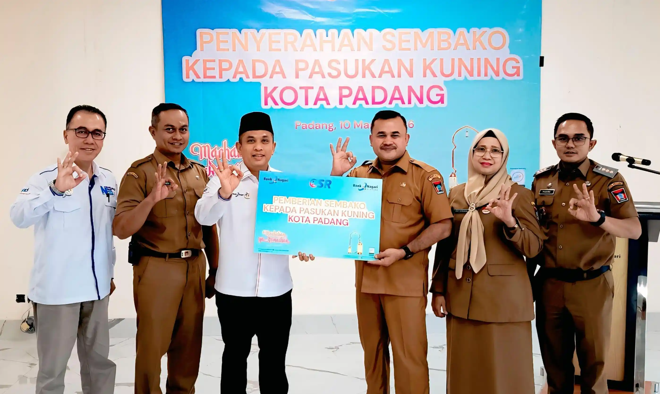 Bank Nagari Salurkan 1.657 Paket Sembako Ramadhan